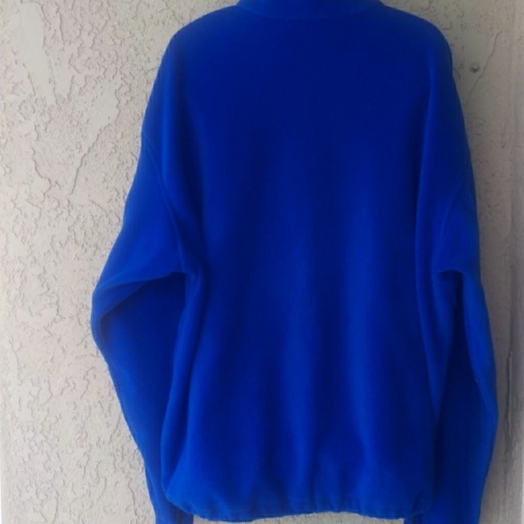 Columbia blue fleece zippered pocketed jacket - Picture 7 of 8